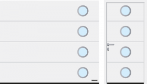 L Ribbed Style 469 with glazing