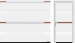 T Ribbed Style 500 with divided inlays in a stainless loo or timber look shown